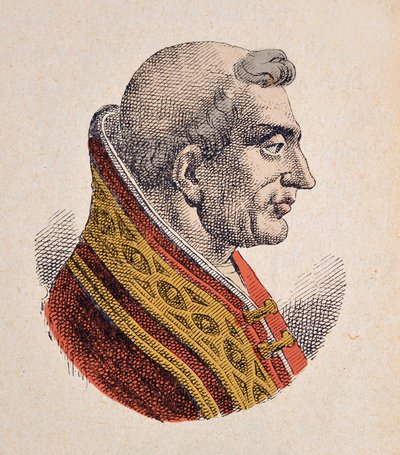 Portret van Paus Celestinus IV (1241) door Italian School