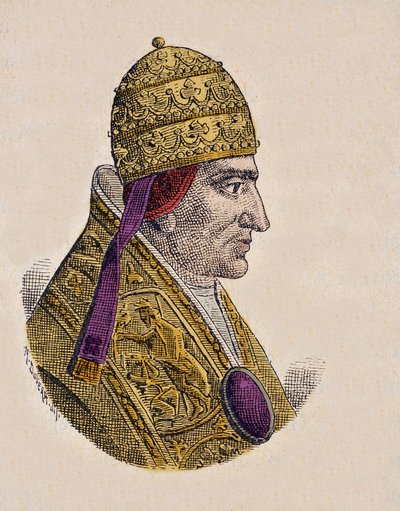 Portret van Paus Clemens II (1046-1047) door Italian School