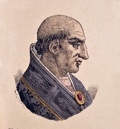 Portret van paus Clemens V (1305-1314) door Italian School