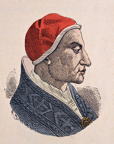 Portret van Paus Felix IV (526-530) door Italian School