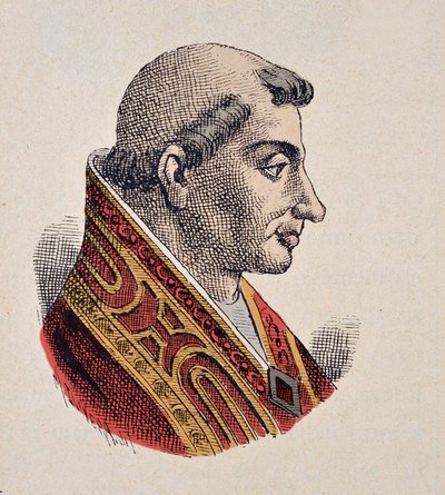 Portret van Paus Gelasius II (1118-1119) door Italian School