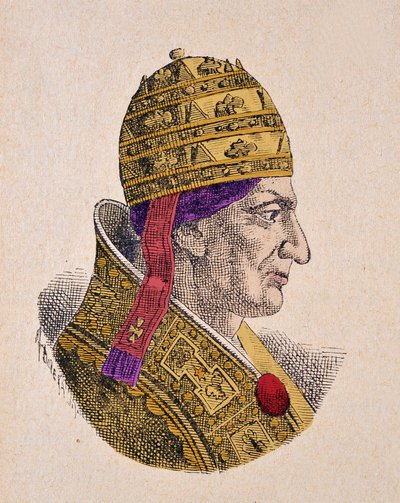 Portret van Paus Gregorius X (1271-1276) door Italian School