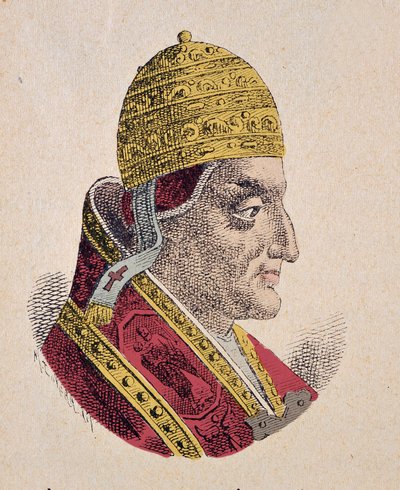Portret van paus Innocentius IV (1243-1254) door Italian School