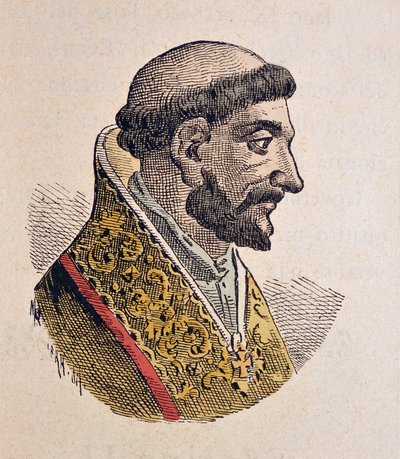 Portret van Paus Johannes XI (931-935) door Italian School