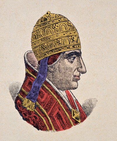 Portret van paus Johannes XXII (1316-1334) door Italian School