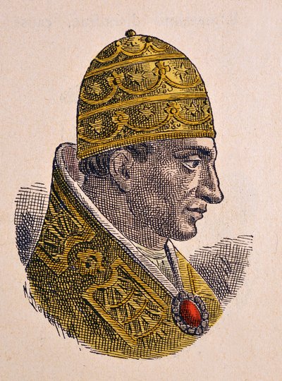 Portret van Paus Johannes X (914-928) door Italian School