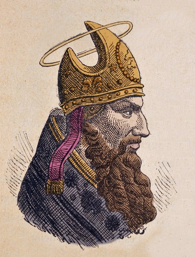 Portret van Paus Marcus (335-336) door Italian School