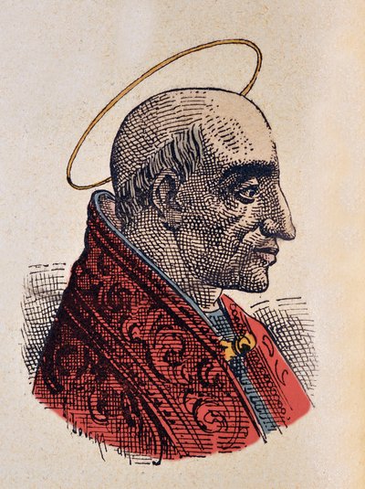 Portret van Paus Marcellinus (296-304) door Italian School