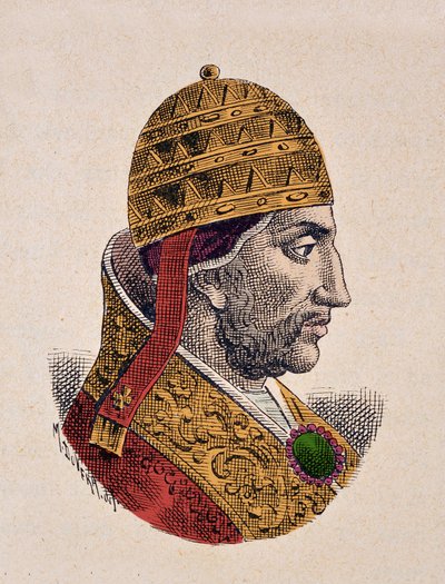 Portret van paus Nicolaas III (1277-1280) door Italian School