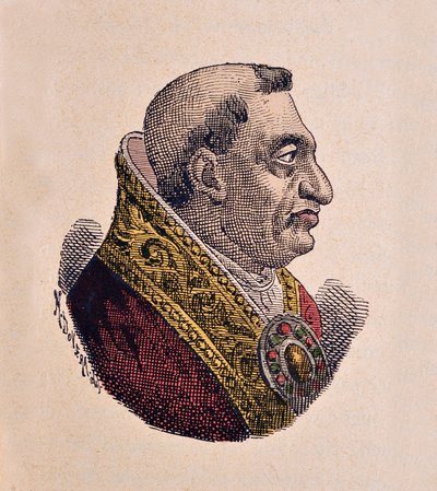 Portret van Paus Paulus II (1464-1471) door Italian School