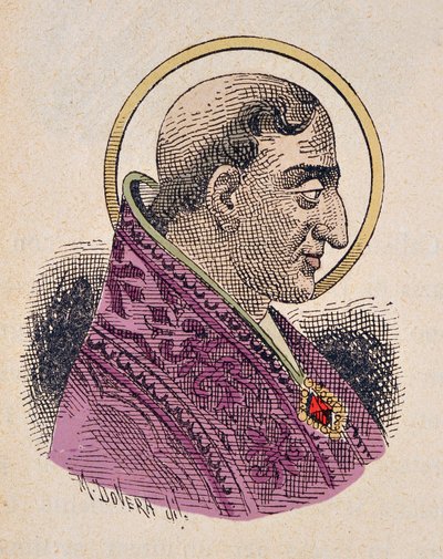 Portret van Paus Urbanus I (222-230) door Italian School