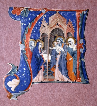 Presentatie van Christus in de tempel, ca. 1340 door Italian School