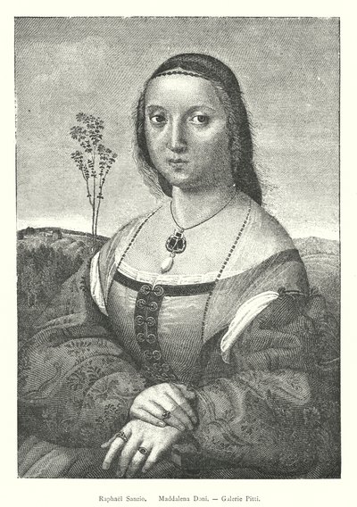 Maddalena Doni, Galerie Pitti (gravure) door Italian School