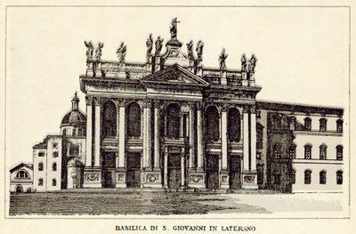 Rome: Basiliek van Sint-Jan van Lateranen door Italian School