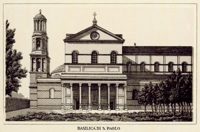 Rome: Basiliek van S. Paolo door Italian School