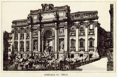 Rome: Trevifontein door Italian School