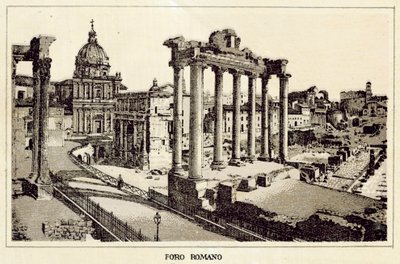 Rome: Forum Romanum door Italian School