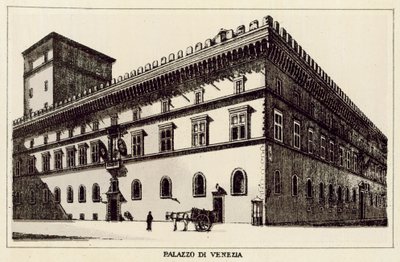 Rome: Paleis van Venetië door Italian School