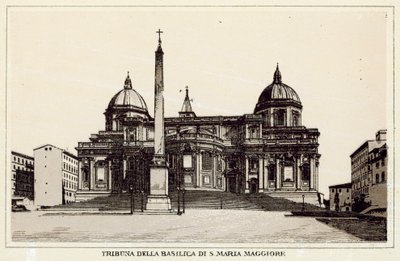 Rome: Tribuna Van De Basiliek Van S Maria Maggiore door Italian School