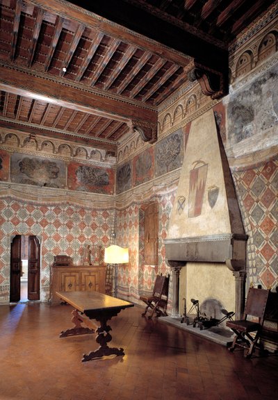 Kamer van de Papegaaien door Italian School