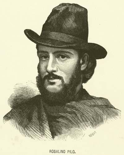 Rosalino Pilo (gravure) door Italian School