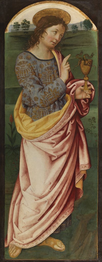 Sint Jan de Evangelist door Italian School