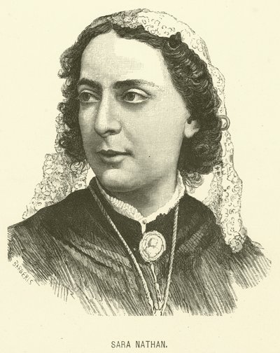 Sara Nathan (gravure) door Italian School
