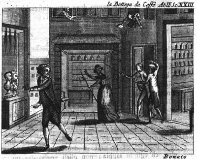 Scène 23 van Act II van het komische stuk 
