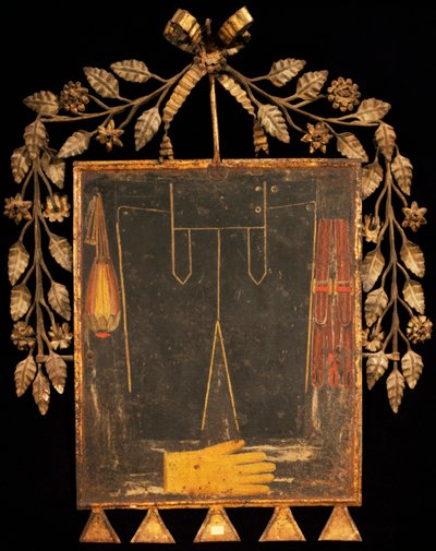 Bord voor leerwinkel, ca 1750, Italië door Italian School