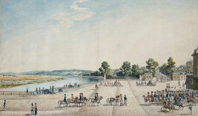Ondertekening van de capitulatie van Parijs in het Château de Saint-Cloud, 3 juli 1815 door Italian School