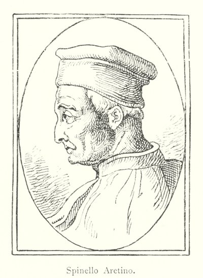 Spinello Aretino (gravure) door Italian School