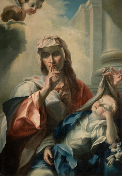 Sint-Anna en de jonge maagd door Italian School