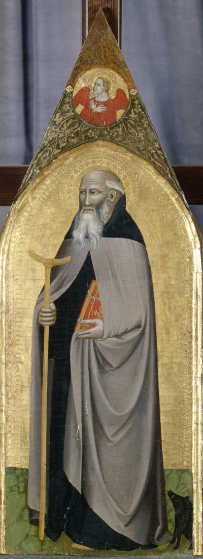 St. Antonius de Abt, ca.1360 door Italian School