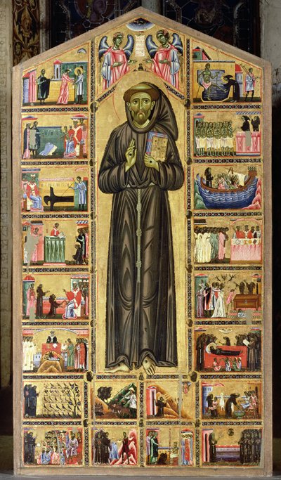 St. Franciscus en scènes uit zijn leven, Bardi-kapel door Italian School