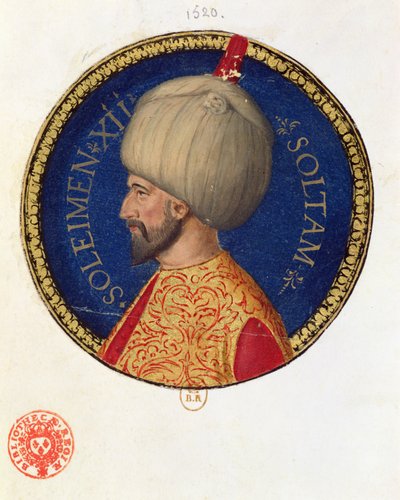 Suleiman I (1494-1566) genaamd de Prachtige door Italian School