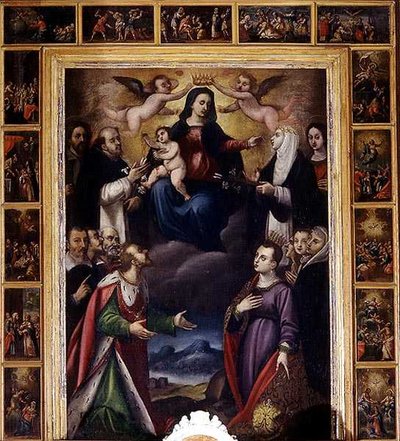 De Hemelvaart van de Maagd door Italian School