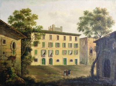De geboorteplaats van Napoleon, Ajaccio, Corsica door Italian School