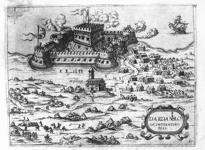 Het fort in Constantinopel door Italian School