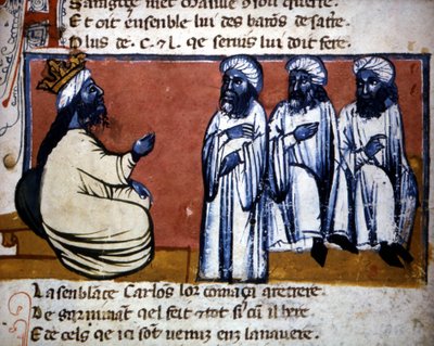 De laatste Arabische koning van Granada, illustratie uit "L