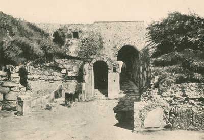 De maritieme poort zoals het is (gravure) door Italian School
