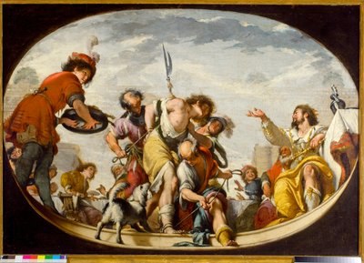 De Gelijkenis van de Bruiloftsgast, 1636 door Italian School