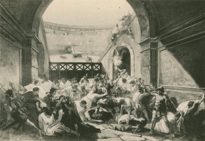 De Ruzie tussen Pompeianen en Nucerijnen door Italian School