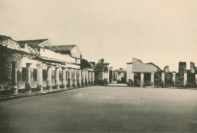 De Stabiaanse Baden - De Worstelingplaats zoals het is door Italian School