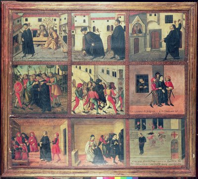 Het verhaal van Antonio di Giuseppe Rinaldeschi, een Florentijnse edelman, Florentijnse school door Italian School