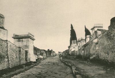 De Straat van de Graven zoals het is door Italian School