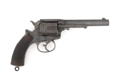 Tranter .450 inch dubbelwerkend centraalvuur revolver, c.1878 door Italian School