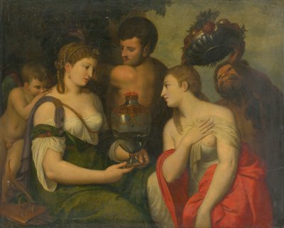 Hulde aan Venus door Italian School