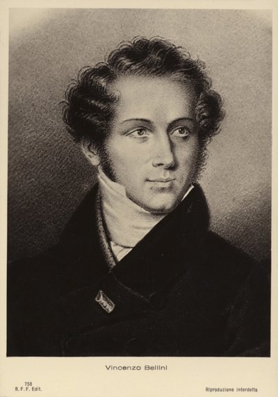 Vincenzo Bellini, Italiaanse operacomponist (1801-1835) door Italian School