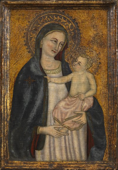 Maagd en Kind, vervalsing van een werk uit ca. 1450 door Italian School