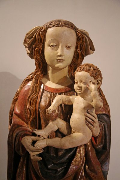 Maagd en Kind, van Zwabische oorsprong door Italian School